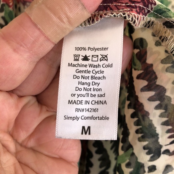 Lularoe Floral Robe Kimono Sheer Cover Multicolored Women's Medium - Picture 4 of 9